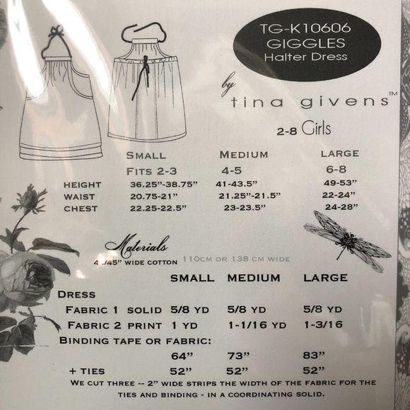 NEW Pattern Tina Givens Halter Dress - Picture 3 of 3